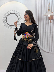 Women’s Pure Cotton Navratri Special Lehenga Choli Set