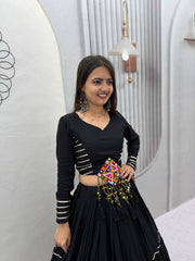 Women’s Pure Cotton Navratri Special Lehenga Choli Set