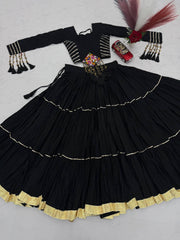 Women’s Pure Cotton Navratri Special Lehenga Choli Set