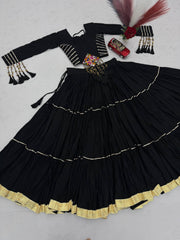 Women’s Pure Cotton Navratri Special Lehenga Choli Set