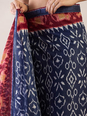 Women’s Ready to Wear Mul Cotton Saree with Pocket For Trdaitional look