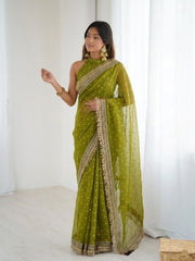 Saree for Women’s Embroidered Designer Saree