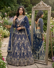 Women’s Premium Soft Net Lehenga Choli Set