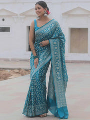 Design and Rich Zari Border, Elegant Indian Traditional Saree for Wedding, Festival & Party Wear