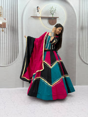 Women’s Lehenga Choli Set with Dupatta, Traditional Ethnic Flared Choli