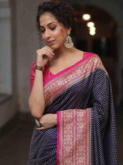 Woven Design, Elegant Indian Traditional Saree for Wedding, Festival & Party Wear