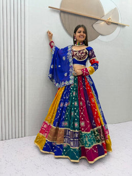 Women’s Fox Georgette Lehenga Choli with Dupatta Set