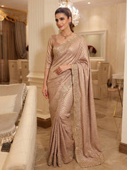 Indian Saree for Wedding, Party & Festive Wear, Traditional Ethnic Saree with Matching Blouse