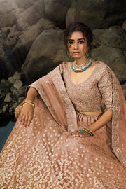 Women’s Treditional Embroidered Lehenga Choli with Dupatta.