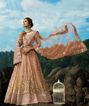 Women’s Treditional Embroidered Lehenga Choli with Dupatta.