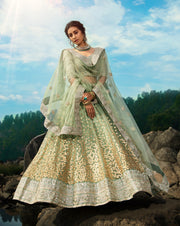 Women’s Treditional Embroidered Lehenga Choli with Dupatta.