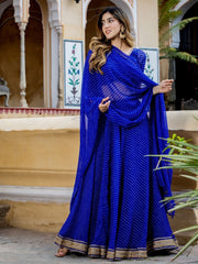 Women’s Bandhani Print Lehenga Choli with Dupatta