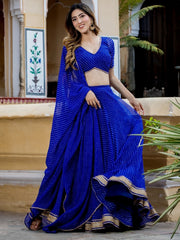 Women’s Bandhani Print Lehenga Choli with Dupatta