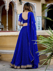 Women’s Bandhani Print Lehenga Choli with Dupatta