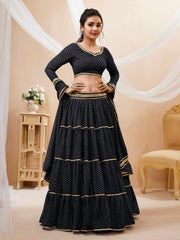 Women’s Embroidered Lehenga Choli with Dupatta