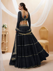 Women’s Embroidered Lehenga Choli with Dupatta