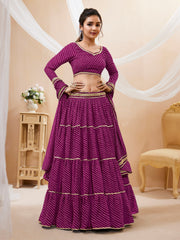 Women’s Embroidered Lehenga Choli with Dupatta