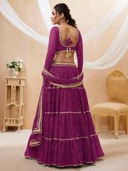 Women’s Embroidered Lehenga Choli with Dupatta