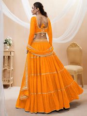 Women’s Embroidered Lehenga Choli with Dupatta