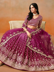 Women’s Zari Embroidery Designer Lehenga Choli for teaditional look