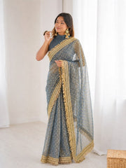 Saree for Women’s Embroidered Designer Saree
