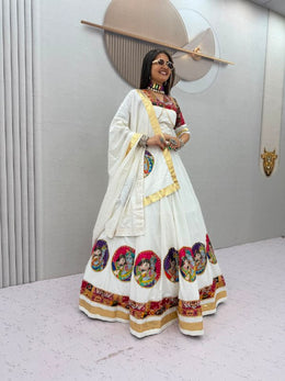 Women’s Lengha choli with Dupatta, Traditional Indian Ethnic Wear