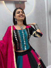 Women’s Lehenga Choli Set with Dupatta, Traditional Ethnic Flared Choli