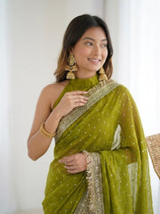 Saree for Women’s Embroidered Designer Saree