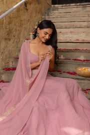 Women’s Pink Lehenga Choli Set with Dupatta, Elegant Indian Ethnic Outfit for Wedding