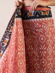 Women’s Ready to Wear Mul Cotton Saree with Pocket For Trdaitional look