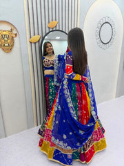 Women’s Fox Georgette Lehenga Choli with Dupatta Set