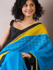Women’s Ready to Wear Mul Cotton Saree with Pocket, Multicolor Printed Stitched Saree