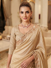 Indian Saree for Wedding, Party & Festive Wear, Traditional Ethnic Saree with Matching Blouse