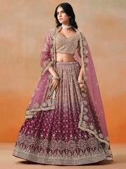 Women’s Zari Embroidery Designer Lehenga Choli for teaditional look