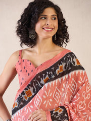 Women’s Ready to Wear Mul Cotton Saree with Pocket For Trdaitional look
