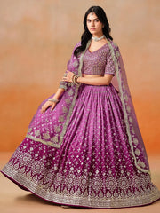 Women’s Zari Embroidery Designer Lehenga Choli for teaditional look
