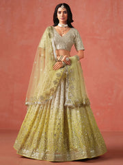 Women’s Zari Embroidery Designer Lehenga Choli for teaditional look