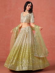 Women’s Zari Embroidery Designer Lehenga Choli for teaditional look
