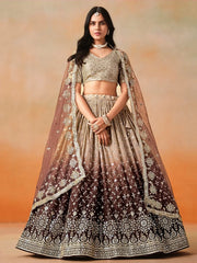 Women’s Zari Embroidery Designer Lehenga Choli for teaditional look