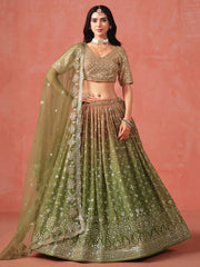 Women’s Zari Embroidery Designer Lehenga Choli for teaditional look